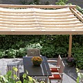 Douglas wandpakket t.b.v. dubbelzijdige wand Comfort/DHZ 278,5x224 cm, kleurloos geïmpregneerd.