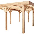 Douglasvision buitenverblijf Comfort 400 x 270 cm, onbehandeld.