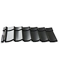Dakpanplaten t.b.v. Douglasvision kapschuur Comfort 600 x 320 cm, (23 M2), zwart.