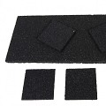 Rubber tegeldrager 10x10x2 cm