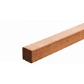 Hardhout Angelim 90x90x3050mm 4-zijdig glad