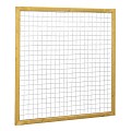 Grenen betonijzertrellis met maas 7,5 x 7,5 cm, in raamwerk 4,4 x 6,8 cm, 180 x 180 cm, groen geïmpregneerd.