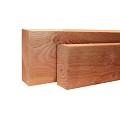 Douglas geschaafde gording 7,0 x 22,0 x 500 cm, groen geïmpregneerd.