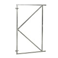 Verstelbaar stalen poortframe 90 x 155 cm, vuurverzinkt.