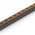 ACO Slim-Line 100 cm met corten design rooster
