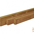 Douglas geschaafde regel 4,5 x 4,5 x 300 cm, groen geïmpregneerd.
