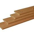 Douglas geschaafde plank 1,8x16 cm groen geïmpregneerd
