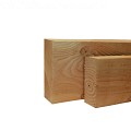 Douglas geschaafde balk 6,5x14 cm groen geïmpregneerd