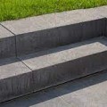 SV Oudhollandse traptrede massief 100x37x15 cm antraciet
