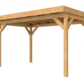 Douglasvision buitenverblijf Comfort 400 x 270 cm, kleurloos geïmpregneerd.