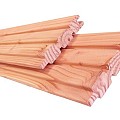 Douglas geschaafd 2-zijdig triple profielplank 2.7x14.5x224 cm, onbehandeld