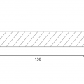 WPC 23x138x3000 mm Fiberdeck Harmony Indian Summer V2 SE  kantplank massief