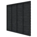 Douglas wandpakket t.b.v. enkelzijdige wand Comfort/DHZ 246,5x224 cm, zwart geïmpregneerd.