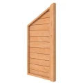 Douglas wandpakket t.b.v. enkelzijdige 1m zijwand kapschuur Comfort (incl. staander), onbehandeld.