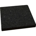 Rubber tegel 10 x 10 x 1 cm t.b.v. terrasmontagesysteem, 10 stuks.