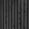 Woodvision Triple profiel vuren enkelzijdige wand B. 228.5x224 cm zwart geïmpregneerd