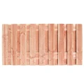 Redvision geschaafd plankenscherm 19-planks 16 mm, 180x90 cm, verticaal recht.