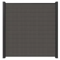 Newtechwood co-extrusie composiet scherm, 180x180 cm, silver gray.
