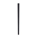 Newtechwood aluminium poortpaalset, 2 stuks met paalkap, 8x8x270 cm, zwart.