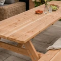 Picknicktafel wout, douglas, bladmaat 74x240 cm, onbehandeld.