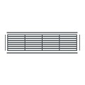 Boston Decopaneel Paxos horizontaal 45x175 cm dikte 2 mm RAL7016 (1008)