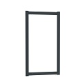 Boston alu vulbaar poortframe 98x183cm RAL7016 incl insteekslot