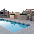 WPC 23x138x4000 mm Fiberdeck Premium RHK Light Grey