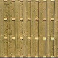 Waxed wood 15-planks Jumboscherm 180x180cm horizontaal/vertikaal