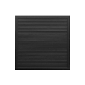 Vuren tuinscherm Hillhout Basic Excellent, 180 x 180 x 4,5 cm, zwart gespoten (RAL 9005)