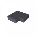 SV oudhollands hoekstuk traptrede buiten (37x15 cm) Antraciet
