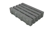 EcoSteen Stroke 60x40x12 cm Antraciet