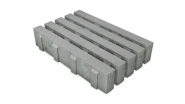 EcoSteen Stroke 60x40x12 cm Grijs