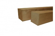 Douglas ruwe paal 10x10 cm groen geïmpregneerd