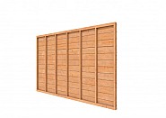 Douglas wandpakket t.b.v. enkelzijdige wand Comfort/DHZ 278,5x224 cm, kleurloos geïmpregneerd.