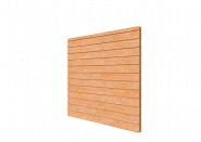 Douglas wandpakket t.b.v. dubbelzijdige wand Comfort/DHZ 246,5x224 cm, kleurloos geïmpregneerd.