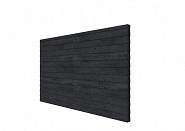 Douglas wandpakket t.b.v. dubbelzijdige wand Comfort/DHZ 278,5x224 cm, zwart geïmpregneerd.