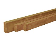 Douglas geschaafde balk 4,5x7 cm groen geïmpregneerd