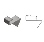 Begin/Eindklem RVS (10 mm), 20st./doos