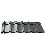 Dakpanplaten t.b.v. Douglasvision kapschuur Comfort 405 x 320 cm, (16 M2), antraciet.
