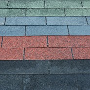 Dakshingles per pak à 3 m2, rood.