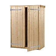 Tuinkast Zonnebloem 190 x 137 x 70 cm (HxBxD), groen geïmpregneerd.