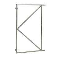 Verstelbaar stalen poortframe 90 x 155 cm, vuurverzinkt.