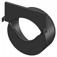 Hexaline universele eindplaat met zijuitloop