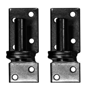 Duim zwart 16 mm t.b.v. poort, per 2 stuks.