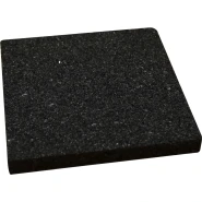 Rubber tegel 10 x 10 x 1 cm t.b.v. terrasmontagesysteem, 10 stuks.
