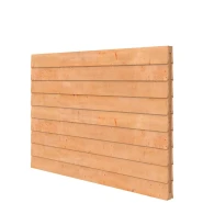 Douglas wandpakket t.b.v. dubbelzijdige wand kapschuur Comfort 229x162 cm, onbehandeld.