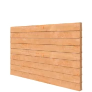 Douglas wandpakket t.b.v. dubbelzijdige wand kapschuur Comfort 278,5x162 cm, onbehandeld.