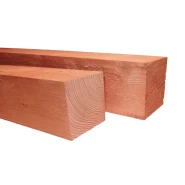 Douglas geschaafde paal gedroogd 14x14x250 cm, onbehandeld