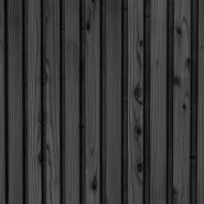 Woodvision Triple profiel vuren plankenset bij wand E. 371x224 cm zwart geïmpregneerd