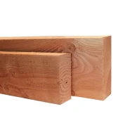 Douglas gording geschaafd 6,5x21x600 cm, onbehandeld.